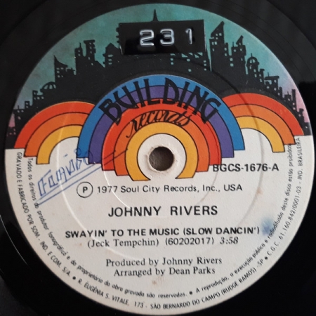 Johnny Rivers - Swayin' To The Music (Slow Dancin') / Outside Help (Compacto)