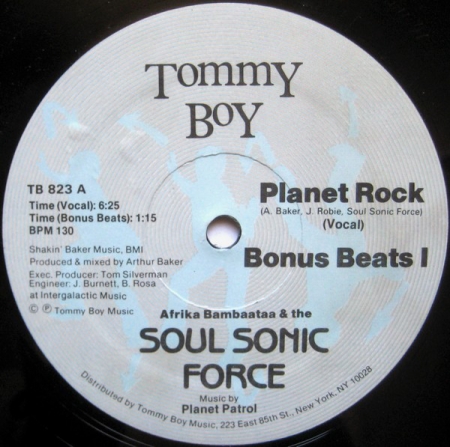 Afrika Bambaataa & The Soul Sonic Force Music - Planet Rock (Single)
