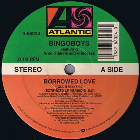 Bingoboys Featuring Arnold Jarvis And Princessa - Borrowed Love