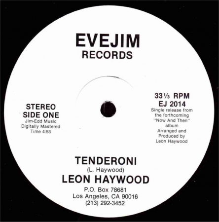 Leon Haywood - Tenderoni (Single)