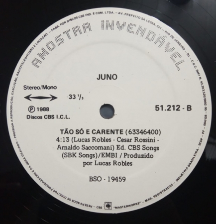 Juno - Tão Só Carente (Promo)
