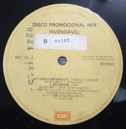 Various - Disco Promocional EMI Mix 1990