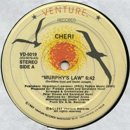 Cheri ‎– Murphy's Law