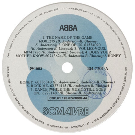 ABBA ‎– Golden Hits (Compilação / Capa Genérica) 