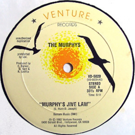 The Murphys ‎– Murphy's Jive Law (Single) 