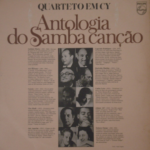 Quarteto em Cy ‎– Antologia do Samba Canção (Álbum)