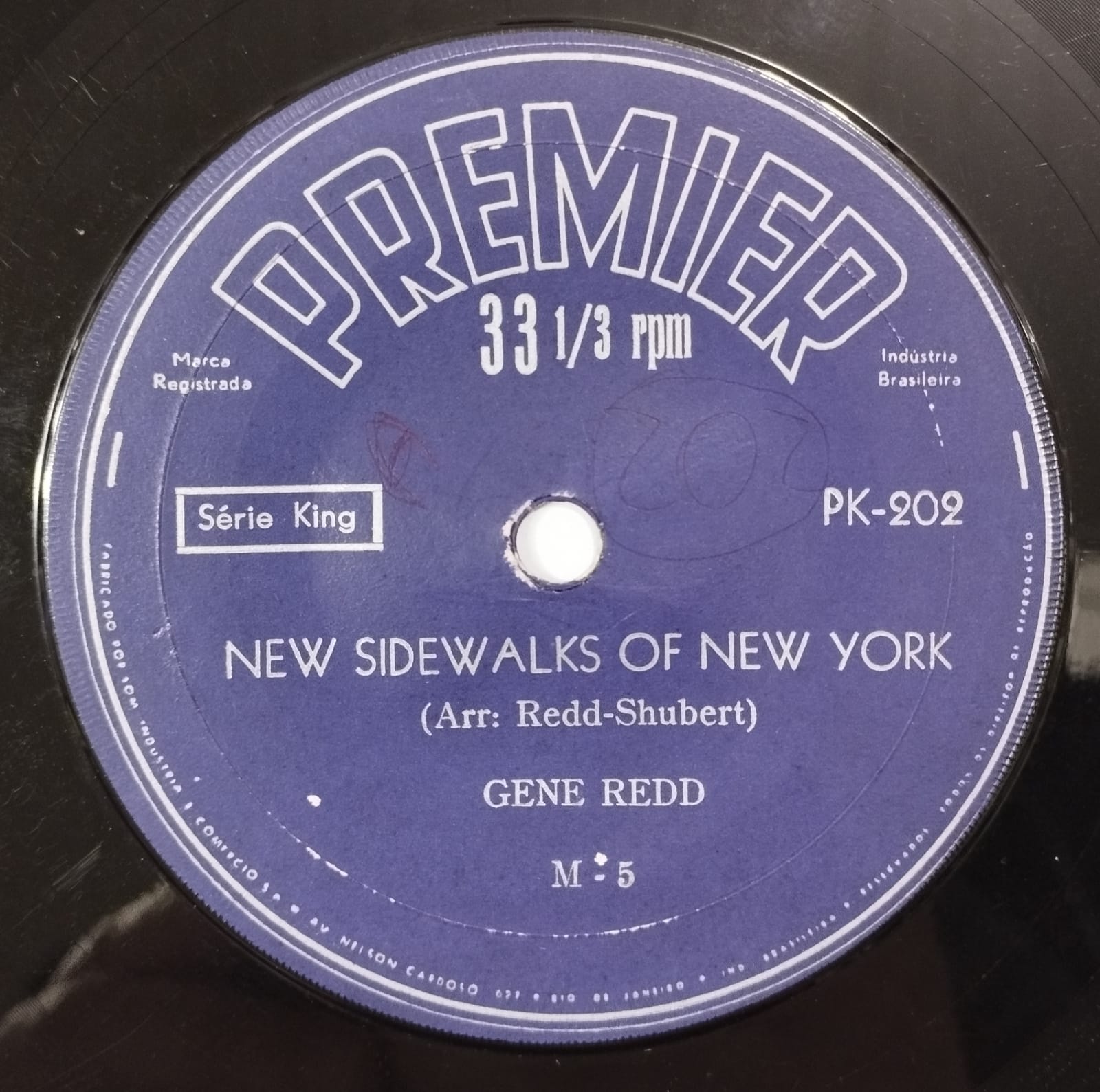 Gene Redd ‎– New Sidewalks of New York / New Annie Laurie (Compacto)