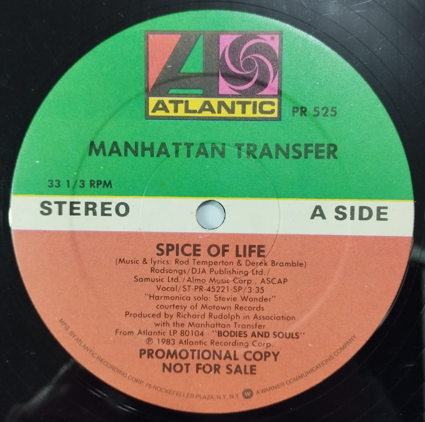 Manhattan Transfer - Spice Of Life / The Night That Monk Returned To Heaven (Single)