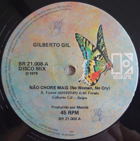 Gilberto Gil – Não Chore Mais (No Woman, No Cry) (Single, Promo)