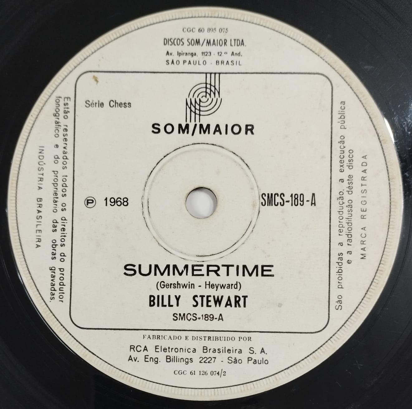 Billy Stewart - Summertime / Moon River (Compacto)