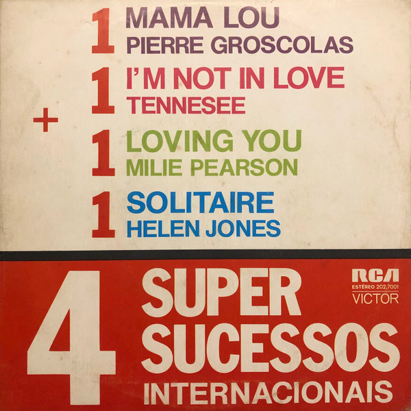 Various ‎– 4 Super Sucessos Internacionais (Compacto)
