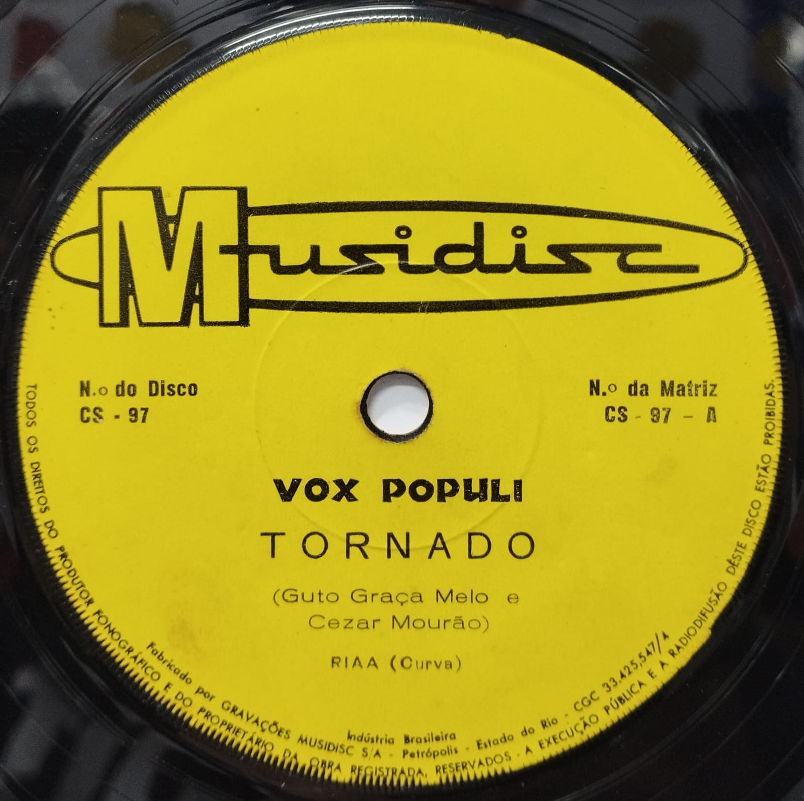 Vox Populi - Tornado / Cidade Grande (Compacto)