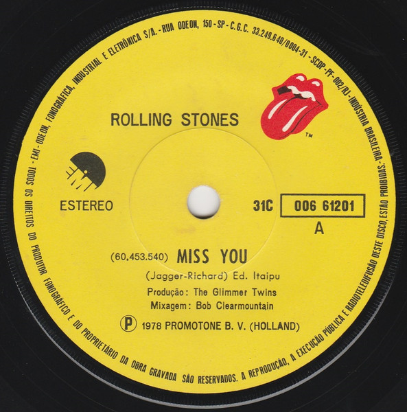 The Rolling Stones - Miss You (Compacto)