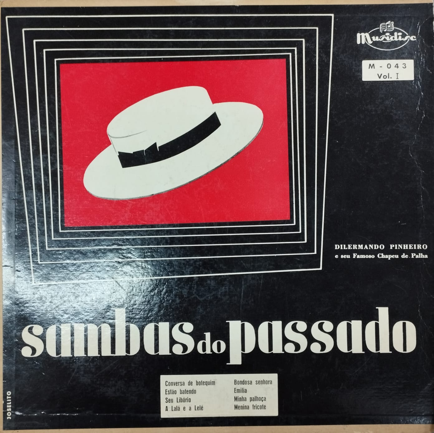 Dilermando Pinheiro - Sambas do Passado Vol.1 (Álbum) (10 polegadas)