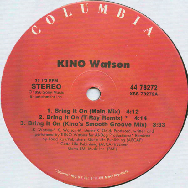 Kino Watson - Bring It On (Single)