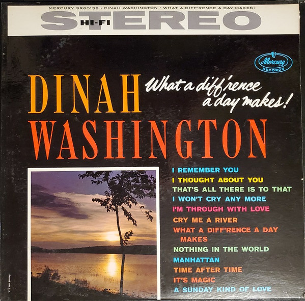 Dinah Washington ‎– What A Diff'rence A Day Makes! (Álbum)