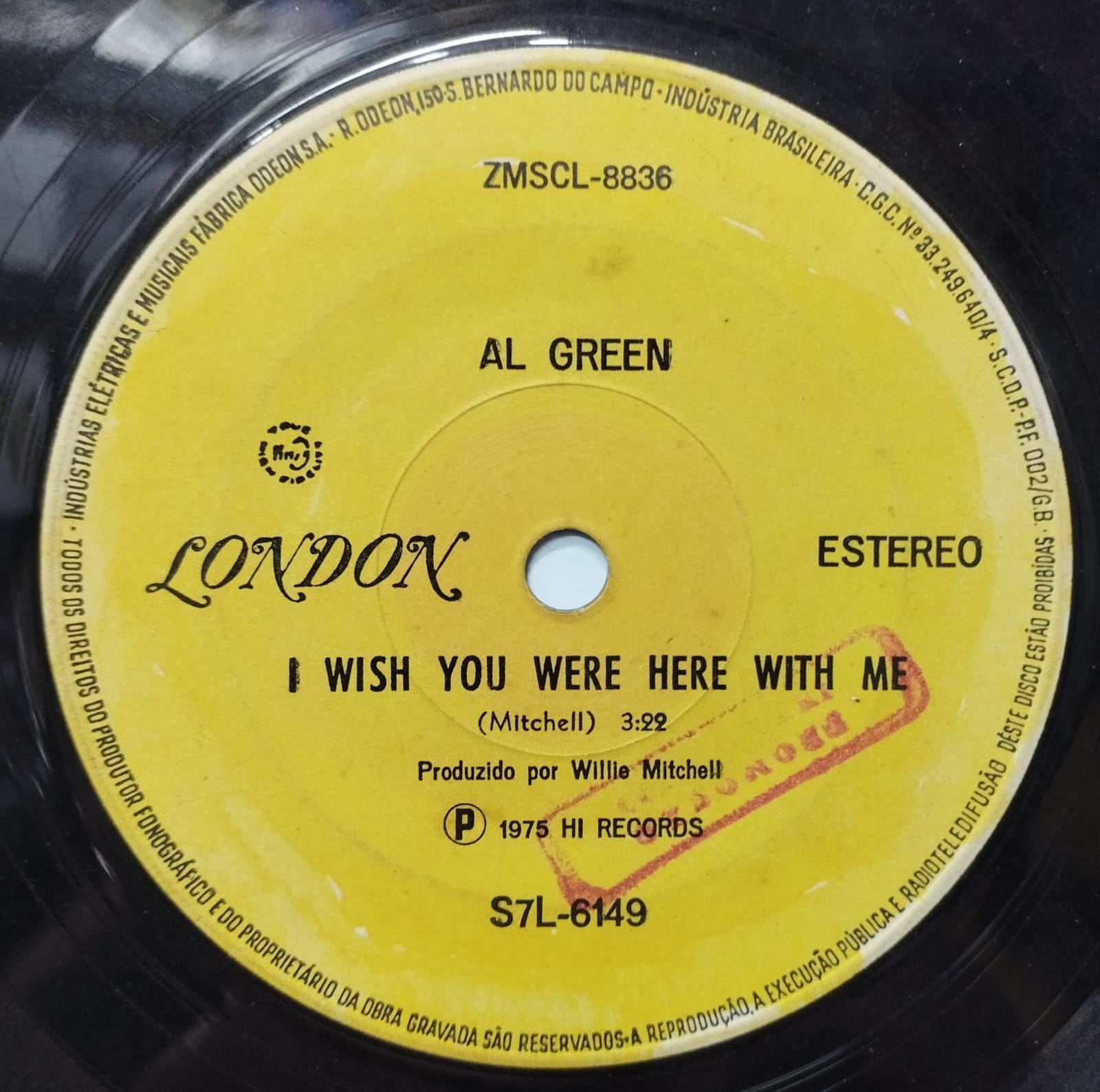 Al Green ‎– L-O-V-E (Love) (Compacto)