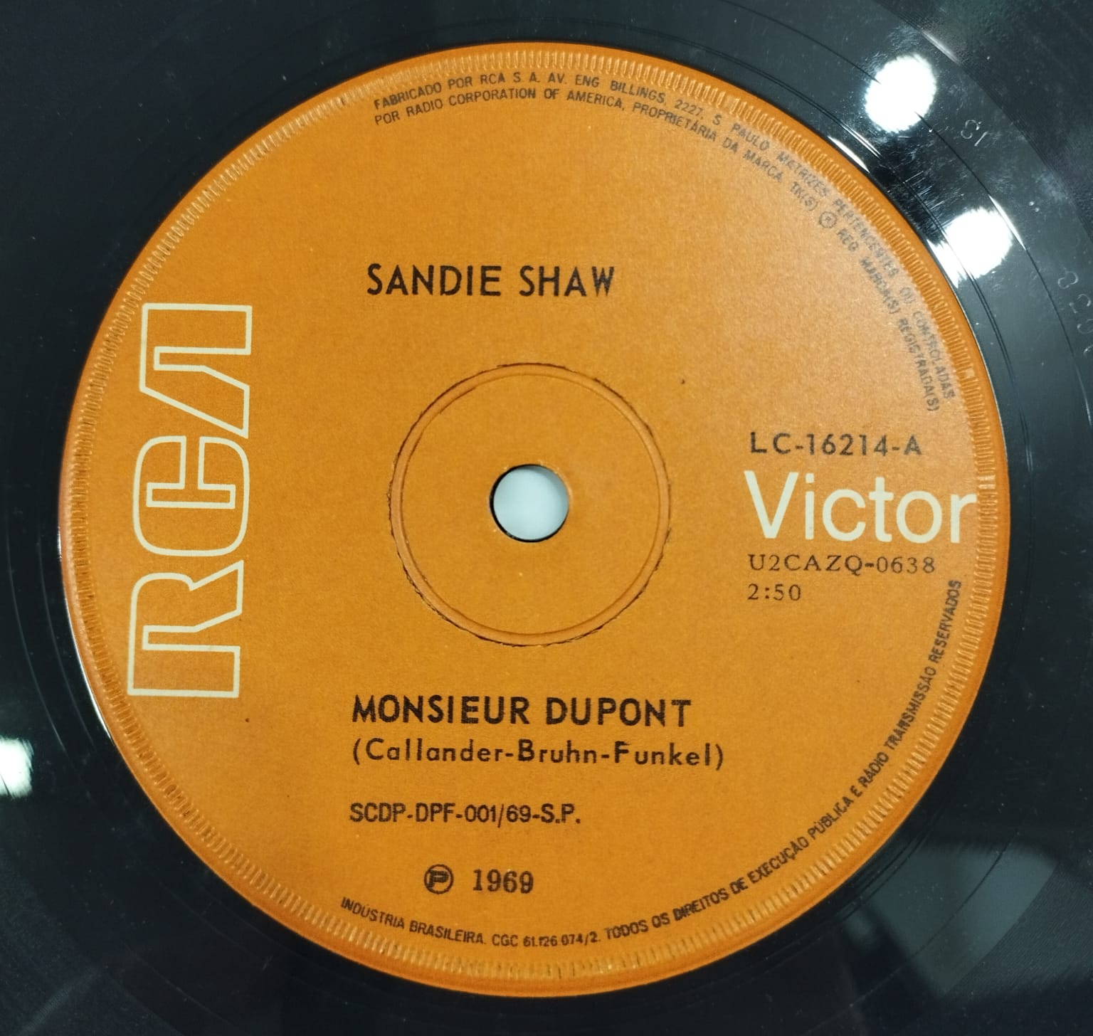 Sandie Shaw – Monsieur Dupont (Compacto)