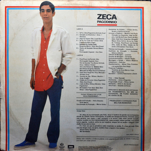 Zeca Pagodinho - Zeca Pagodinho (Álbum, 1986)
